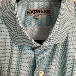 Express Men’s Fitted Dress Shirt